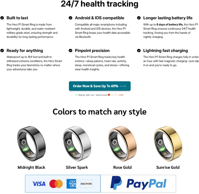 Herz P1 Smart Ring Review, App Insights & Real UK Consumer Feedback