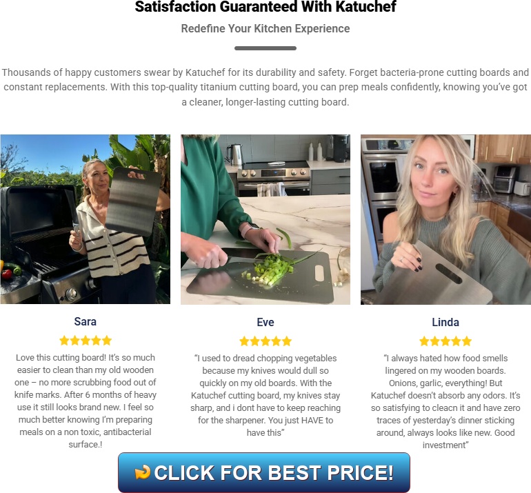 Katuchef Titanium Cutting Board Review – Durable, Hygienic, Knife-Friendly